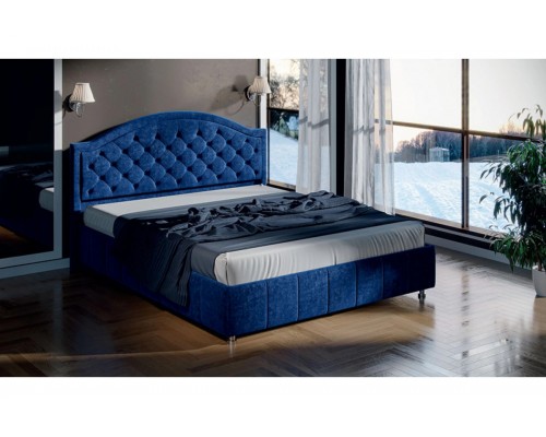 Кровать 295 Синяя