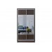 Шкаф-купе Бостон с зеркалами вайт 110 см