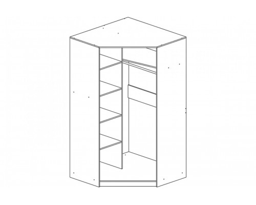 Шкаф-купе угловой Оскар-13