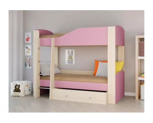 Кровать детская Астра-2 Розовый
