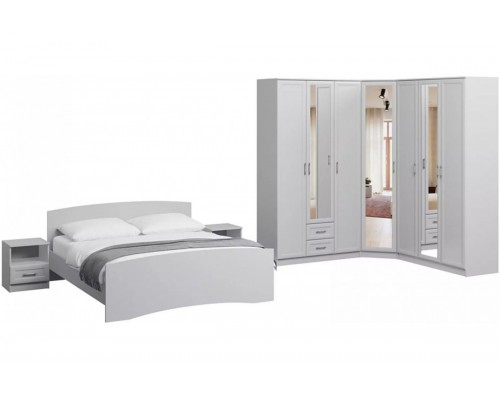 Модульная спальня Милена-4 Серый