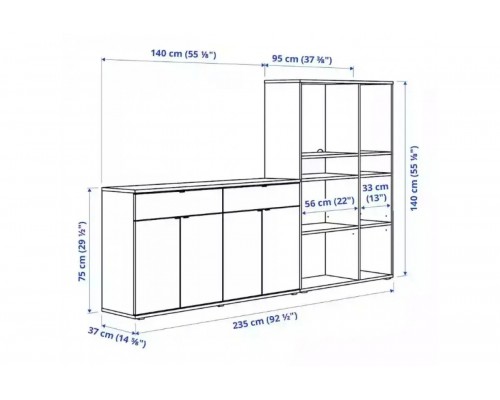 Стенка Вихалс-6 Икеа (IKEA)