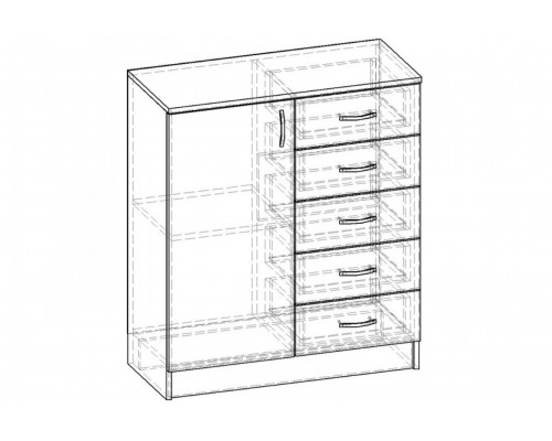 Комод Горизонт-5.1