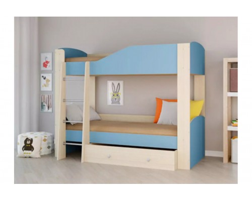 Кровать детская Астра-2 Голубой