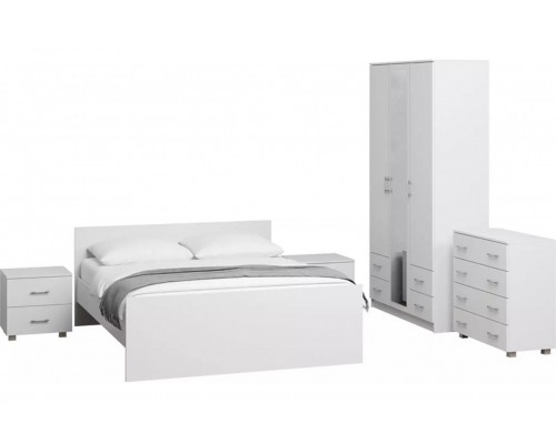 Модульная спальня Милена-3 Белый