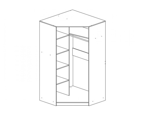 Шкаф-купе угловой Оскар-15
