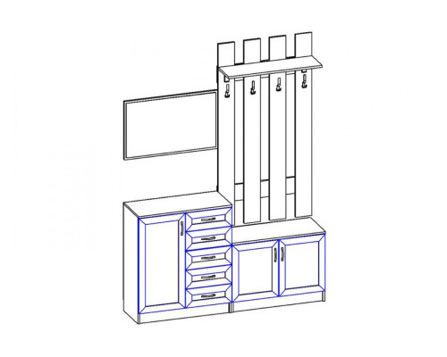 Прихожая Горизонт Р-10 (Машенька)