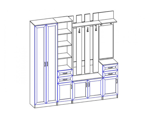 Прихожая Горизонт Р-4 (Машенька)