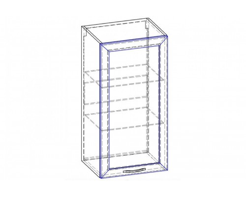 Шкаф навесной Квадро-1 (Мини)