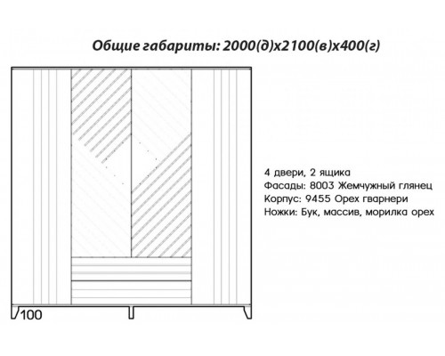 Шкаф Сканди-15