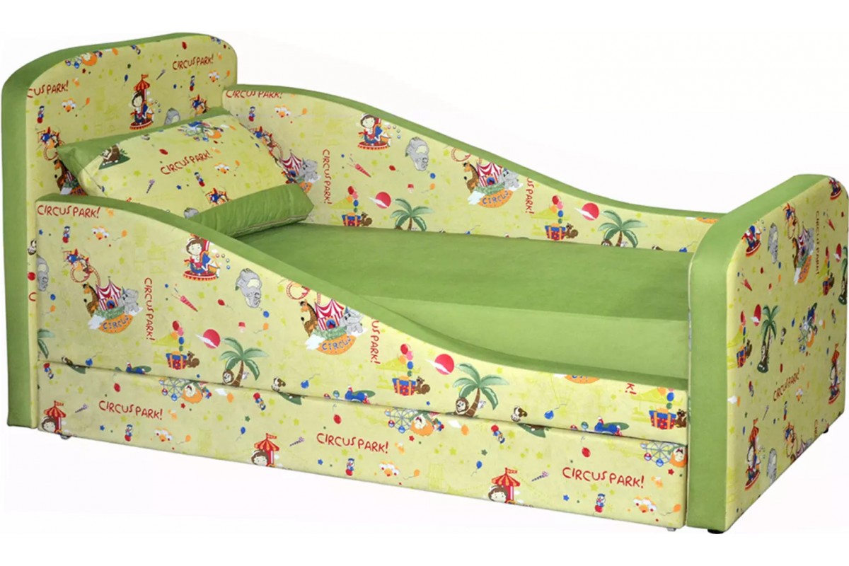 диван для девочки от 3 лет с бортиками
