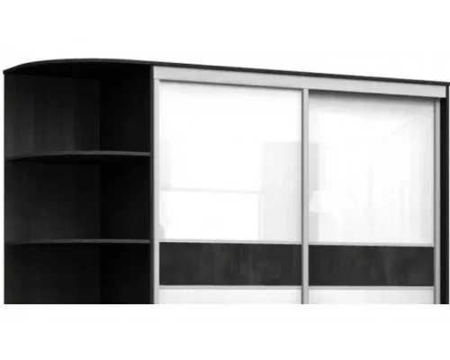 Шкаф-купе Боско 1 Black/White Шкаф-купе Боско 1 Black/White