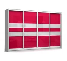 Шкаф-купе Фараон 4 Red/White