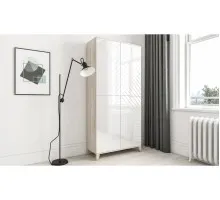 Шкаф распашной Сканди 3 White глянец