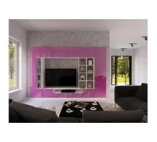 Стенка Купертино 3D глянцевая 4
