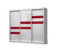 Шкаф-купе Колизей 11 White/Red