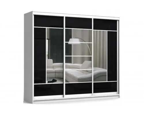 Шкаф-купе Колизей 4 Black/Mirror Шкаф-купе Колизей 4 Black/Mirror