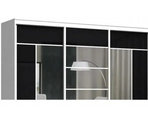 Шкаф-купе Колизей 4 Black/Mirror Шкаф-купе Колизей 4 Black/Mirror