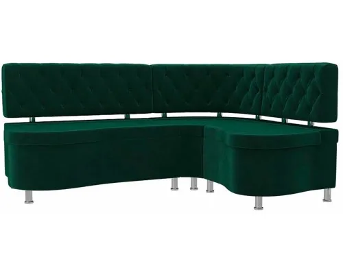 Кухонный диван Вегас Plush Green угловой