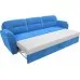 Диван прямой Бостон Plush Blue дельфин