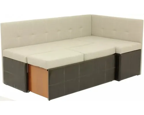 Кухонный диван Токио (Домино) Комби Beige угловой Кухонный диван Токио (Домино) Комби Beige угловой